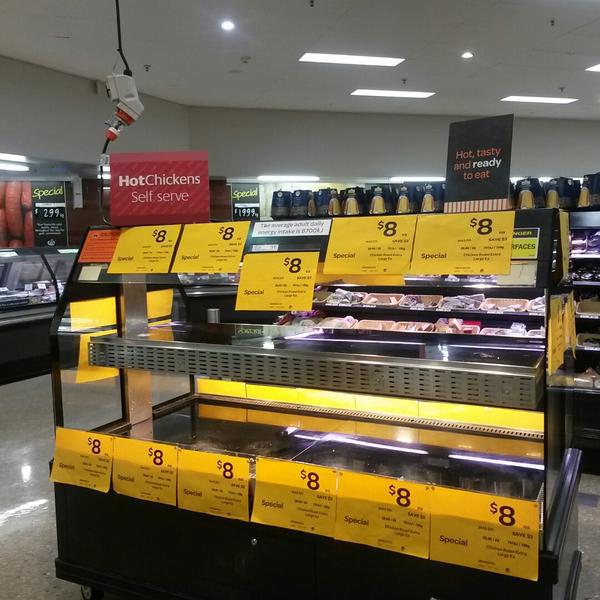 Photo taken at Woolworths by Daniel W. on 11/4/2014