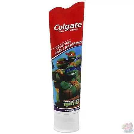 美国进口儿童防蛀牙膏-高露洁 儿童含氟防蛀牙膏  低泡水果味牙膏卡通图案2种随机