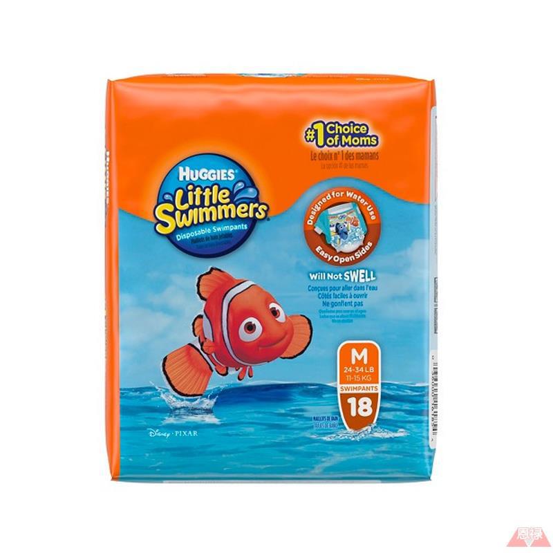 美国进口游泳防水纸尿裤-好奇 游泳纸尿裤 中号 套装