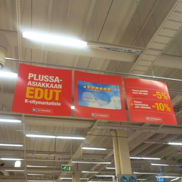 Photo taken at K-Citymarket by Tanja J. on 11/7/2012-皮尔卡区马克斯棕榈罗斯路2 Photo taken at K-Citymarket by Tanja J. on 11/7/2012