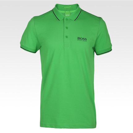 香港发货正品HUGO BOSS/雨果博斯T恤 男装立体胶印短袖POLO衫