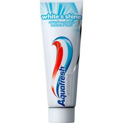 【荷兰直邮】英国Aquafresh美白光泽牙膏75ml