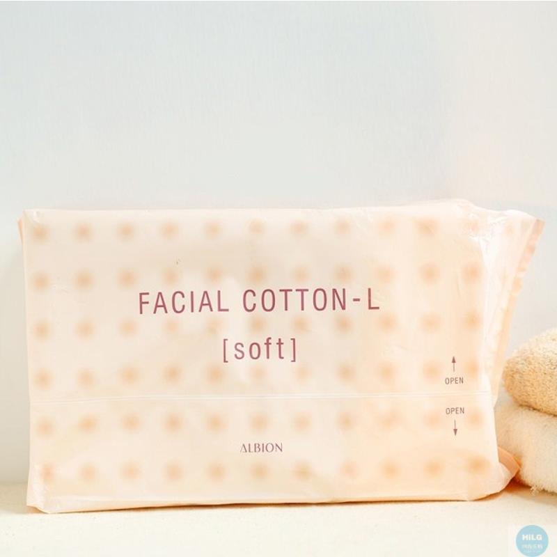 日本ALBION奥尔滨化妆棉/卸妆棉120片 软肤爽肤必备