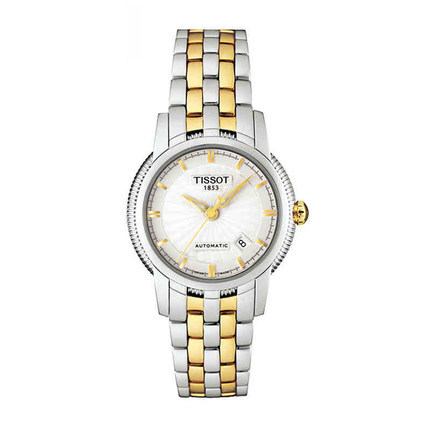 【香港直邮】TISSOT天梭 宝环系列自动机械镀金女表 T97.2.183.31