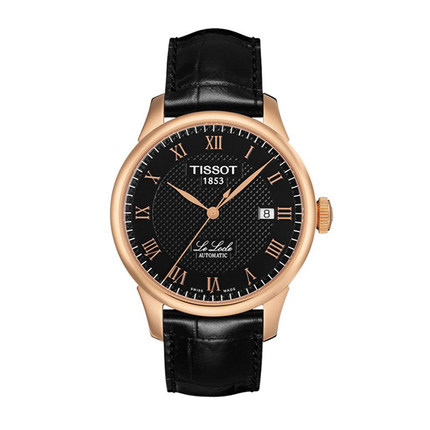 【香港直邮】TISSOT天梭力洛克系列机械皮带男表 T41.5.423.53
