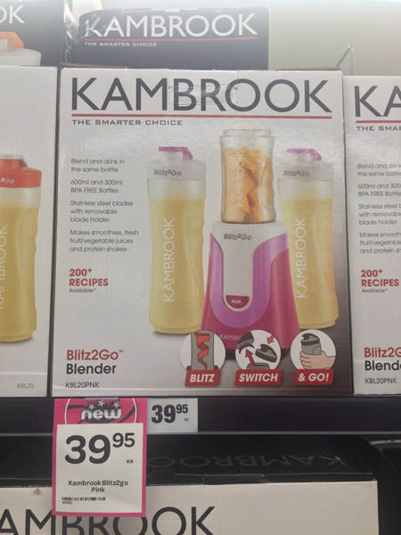 Kambrook随身携带果汁榨汁机