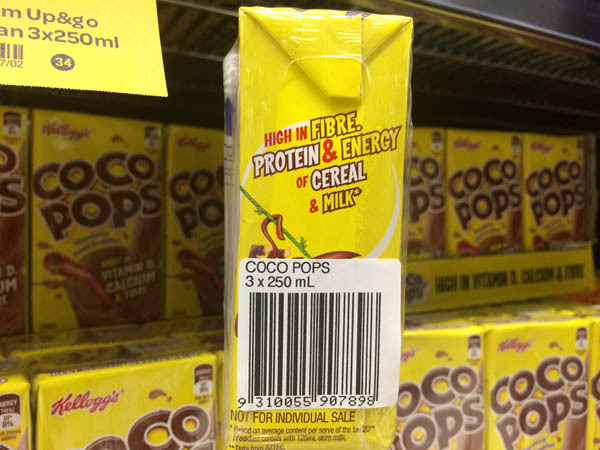 澳大利亚进口高钙纤维-Kellogg Cocopops高钙与维生素D纤维3*250ml 澳大利亚进口高钙纤维-Kellogg Cocopops高钙与维生素D纤维3*250ml