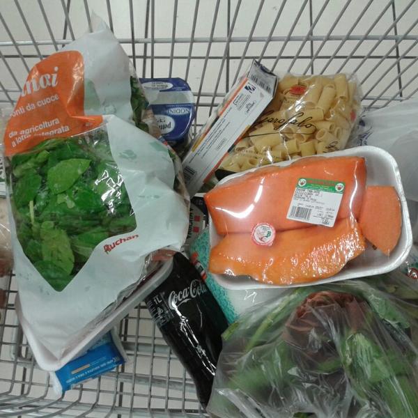 Photo taken at Auchan by Sarah D. on 2/15/2014-意大利拉齐奥菲乌米奇诺波图恩斯大街2000 Photo taken at Auchan by Sarah D. on 2/15/2014