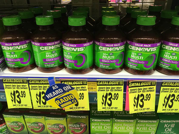 澳大利亚进口多维生素-cenovis once daily多维生素50+ 125片