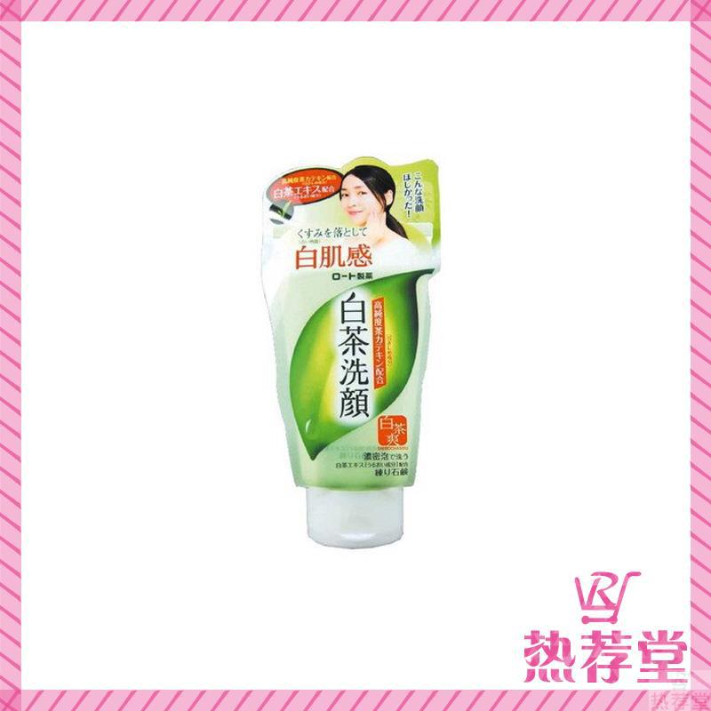 ROHTO乐敦白茶洗颜洗面奶120g 清洁保湿去角质