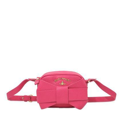 VIVIENNE WESTWOOD新款时尚斜背包粉色单肩包 WES005003