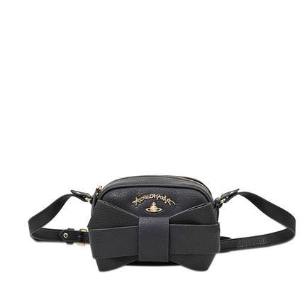 VIVIENNE WESTWOOD 黑色 时尚斜背包正品直邮 WES005002