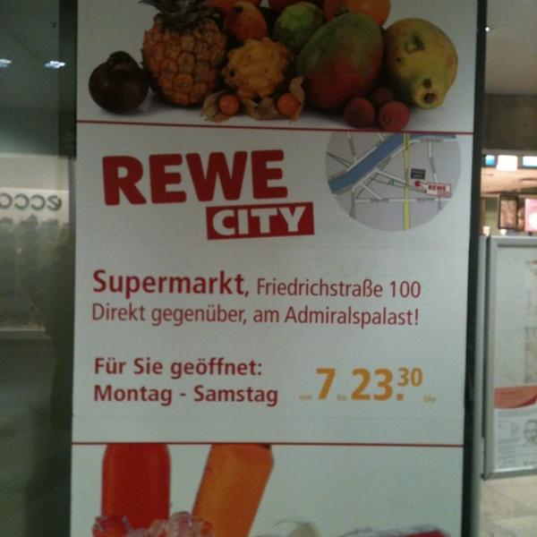 Photo taken at REWE City by Sven G. on 11/4/2012