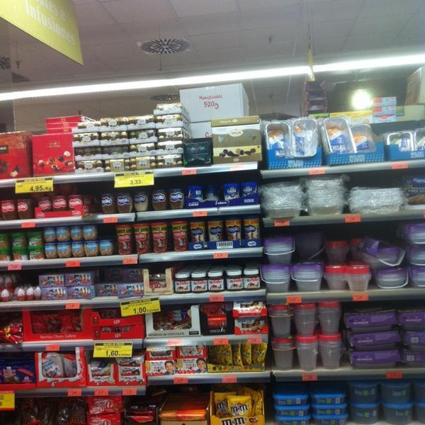 Photo taken at Mercadona by David on 2/8/2014