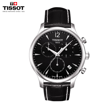 天梭TISSOT-俊雅系列 T063.617.16.057.00 男士休闲石英表