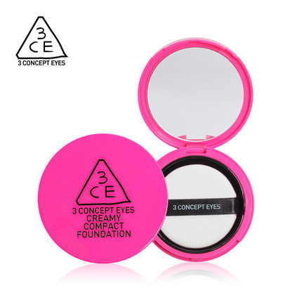 STYLENANDA官方 3CE PINK CREAMY裸妆滋润自然健康粉底霜