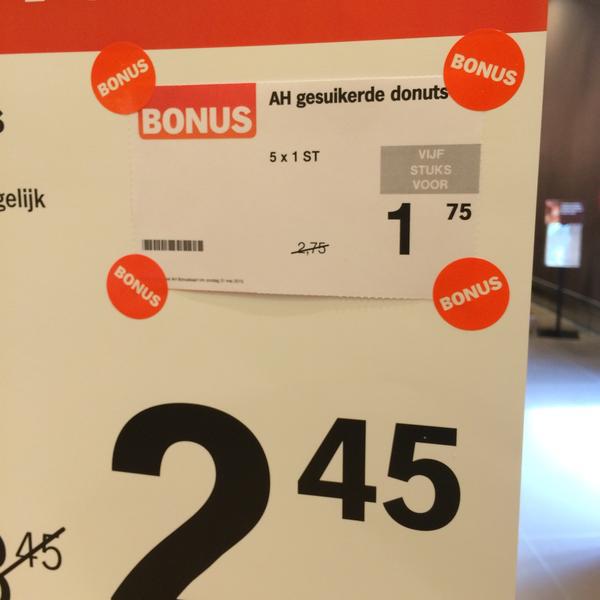 Photo taken at Albert Heijn by Rune V. on 5/29/2015