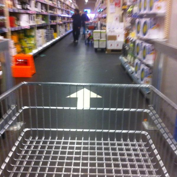 Photo taken at Colruyt by Bjorn D. on 9/20/2013