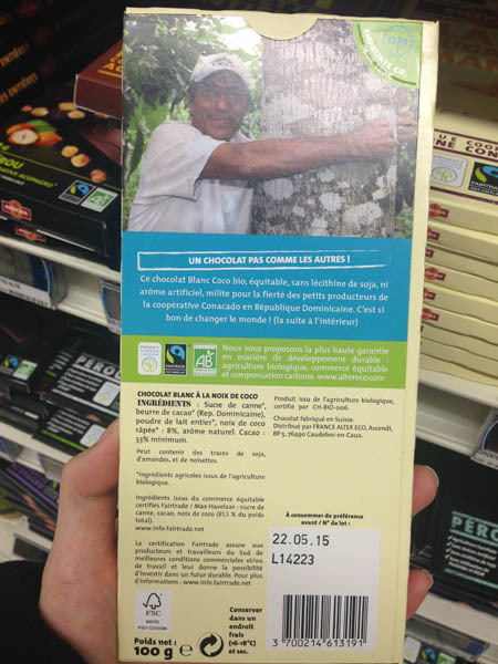 alter eco椰子白巧克力 alter eco椰子白巧克力