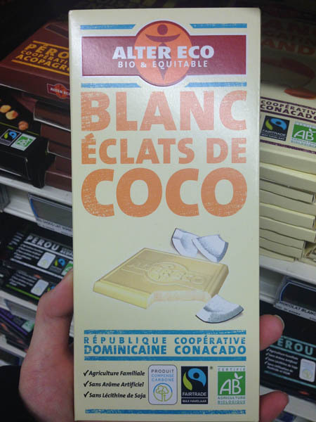 alter eco椰子白巧克力