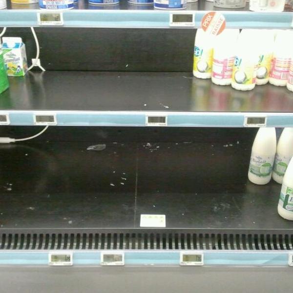 Photo taken at Monoprix Garibaldi by Iarla B. on 2/20/2012
