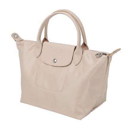 香港发货正品新款Longchamp珑骧女包 时尚手提斜跨按扣尼龙饺子包