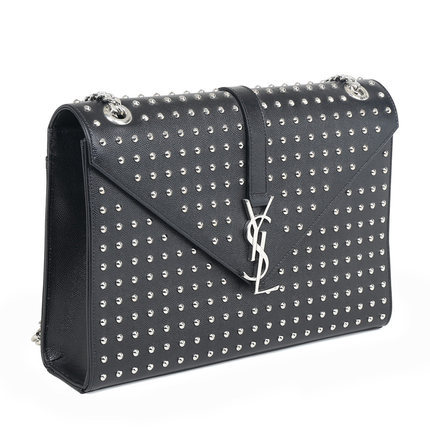 香港发货正品YSL/圣罗兰女包手提包 意大利产铆钉横款单肩斜跨包 香港发货正品YSL/圣罗兰女包手提包 意大利产铆钉横款单肩斜跨包
