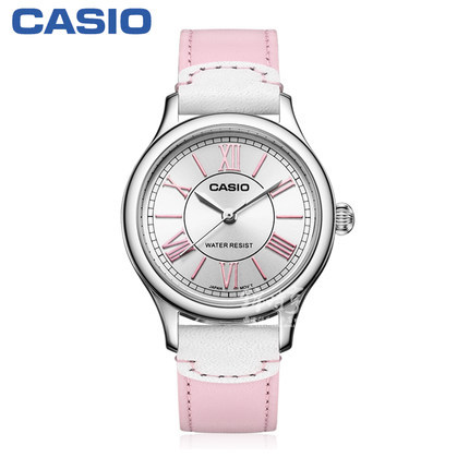 Casio卡西欧女表 优雅简约指针系列 防水石英手表 LTP-E113L-4A1