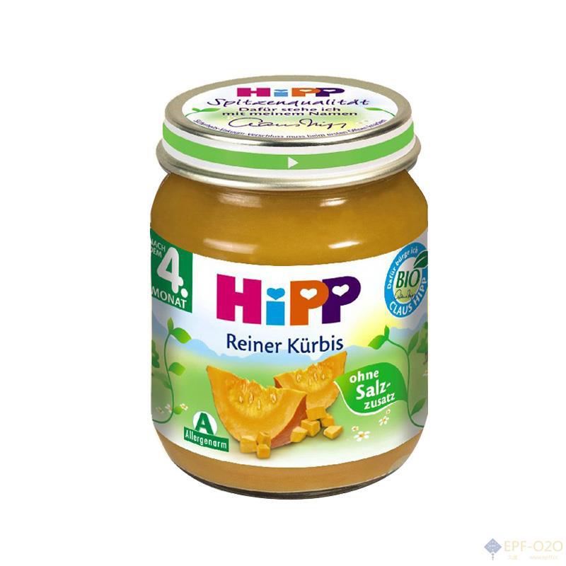 HiPP喜宝 南瓜泥 婴幼儿免敏辅食 适合2段以上宝宝 125g HiPP喜宝 南瓜泥 婴幼儿免敏辅食 适合2段以上宝宝 125g