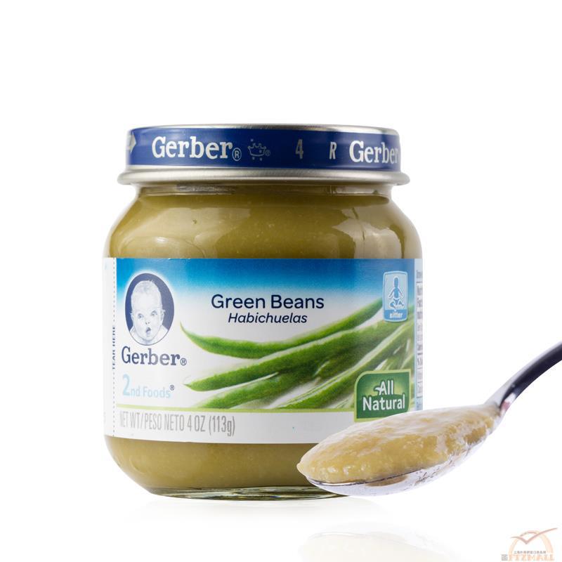 GERBER嘉宝 婴儿辅食2段青豆泥 4oz GERBER嘉宝 婴儿辅食2段青豆泥 4oz