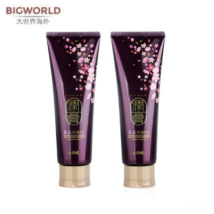 韩国LG正品 ReEn/睿嫣润膏 洗发水护发素二合一250ml*2支装