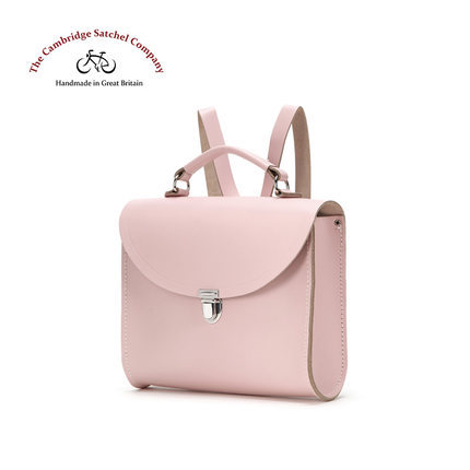 【新品】Cambridgesatchel英国剑桥包poppy系列玫瑰粉小号双肩包