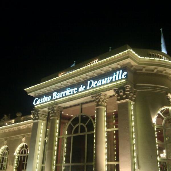 Photo taken at Casino Barrière de Deauville by Damien B. on 6/1/2012