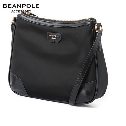 韩国三星BEANPOLEACC滨波 2015年新款牛皮拼接女士人气斜挎包