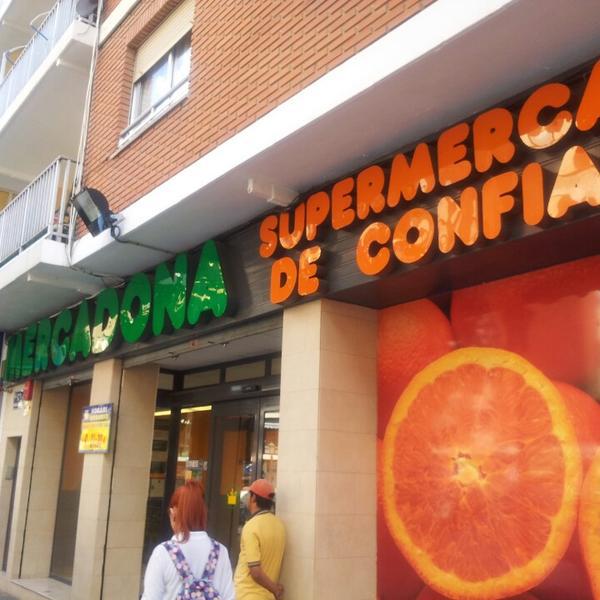 Photo taken at Mercadona by Sergio G. on 5/22/2014