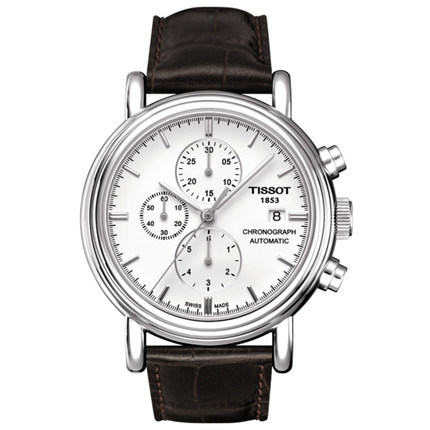 瑞士手表 天梭男表 手表男 机械表  皮带表  T068.427.16.011.00