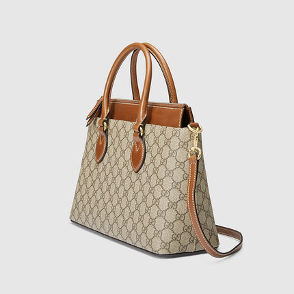 Gucci/古奇gucci女包15新款小号双G印花手提包409534 KLQHG 8526