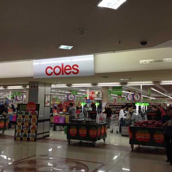 Photo taken at Coles by Rental Express Property Management on 6/24/2012