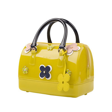 Furla/芙拉女包 手提包2016夏新款黄色花朵果冻包小包KLFX7290 Furla/芙拉女包 手提包2016夏新款黄色花朵果冻包小包KLFX7290