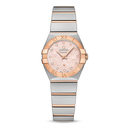 全球联保 欧米茄星座系列手表 女士石英腕表123.20.24.60.57.003