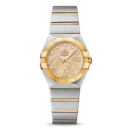 全球联保 欧米茄星座系列手表 女士石英腕表123.20.27.60.57.001