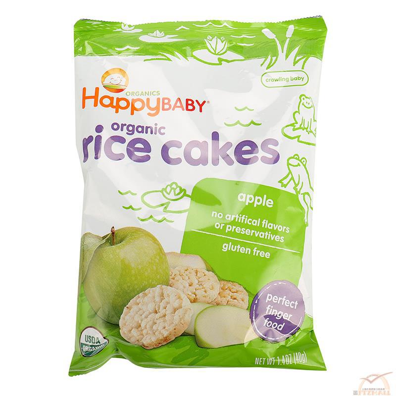 HAPPY BABY禧贝 苹果糙米饼 40克(1.4安士)/包