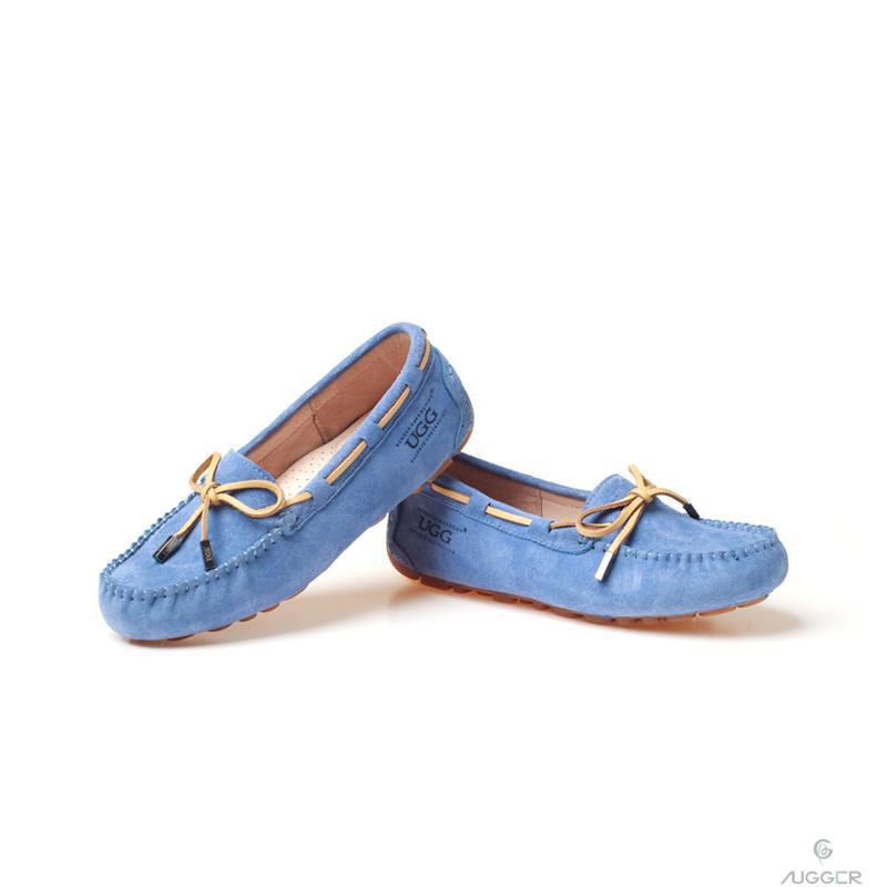 OZWEAR UGG春夏款女士豆豆鞋OB150蓝色36码