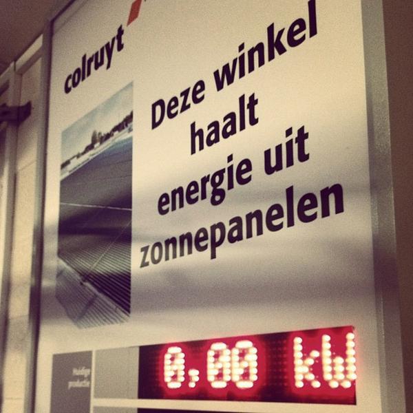 Photo taken at Colruyt by Kris V. on 2/3/2012