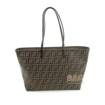 FENDI 芬迪 PVC 啡色 拉链女士单肩包正品包邮 8BH185 G87 F0QT2 FENDI 芬迪 PVC 啡色 拉链女士单肩包正品包邮 8BH185 G87 F0QT2