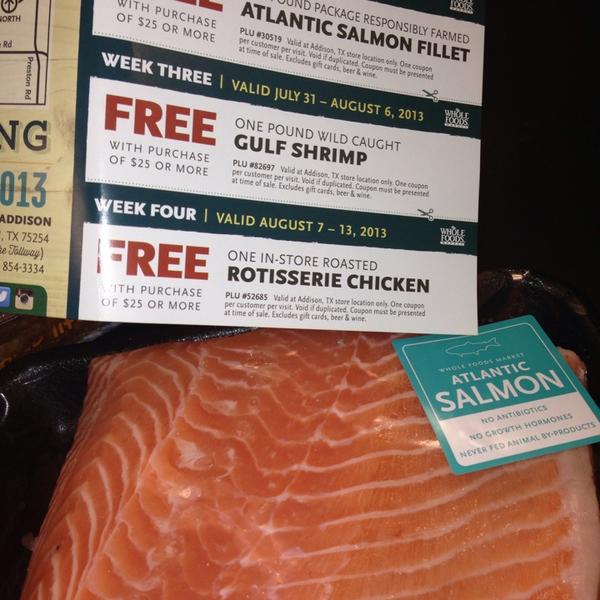 Photo taken at Whole Foods Market by Tracee G. on 7/25/2013-德克萨斯州阿狄森贝尔特莱恩路5100号 Photo taken at Whole Foods Market by Tracee G. on 7/25/2013