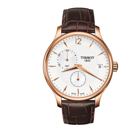 全球联保天梭男表-俊雅系列 T063.639.36.037.00 皮带手表石英表