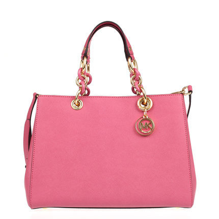 Michael Kors/MK/迈克科尔斯Cynthia纯皮中号戴妃包 手提女包 Michael Kors/MK/迈克科尔斯Cynthia纯皮中号戴妃包 手提女包