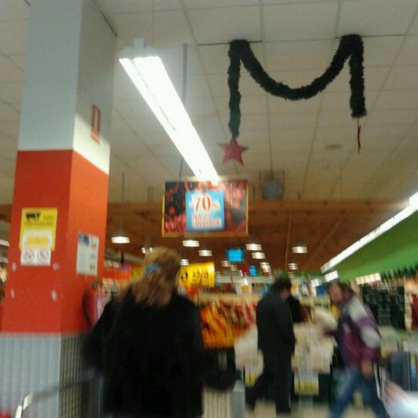 Photo taken at Eroski Center Mos by Sandra B. on 12/31/2011