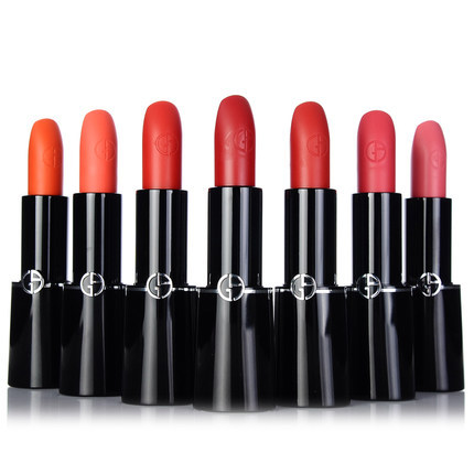 正品ARMANI 阿玛尼奢华晶漾柔润红唇膏3.8g 持久滋润黑管口红